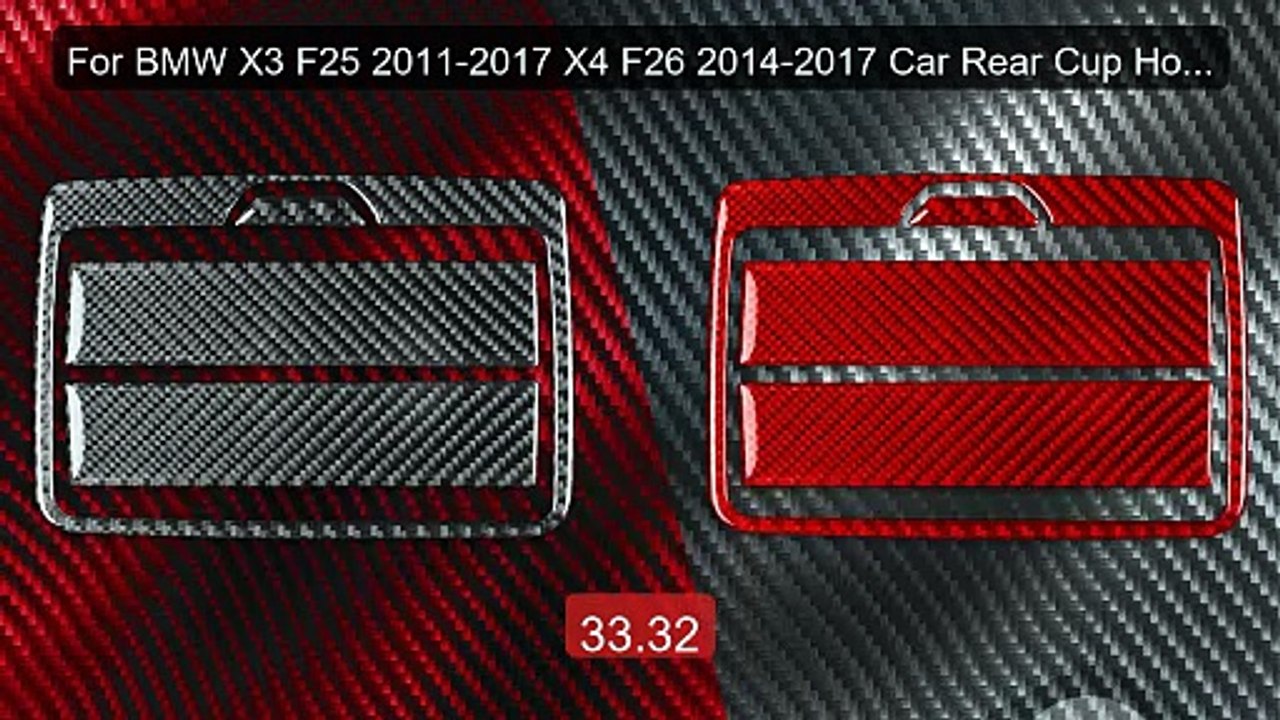For BMW X3 F25 2011-2017 X4 F26 2014-2017 Car Rear Cup Holder Panel... -- Top Rated 2026 | Buy Now!
