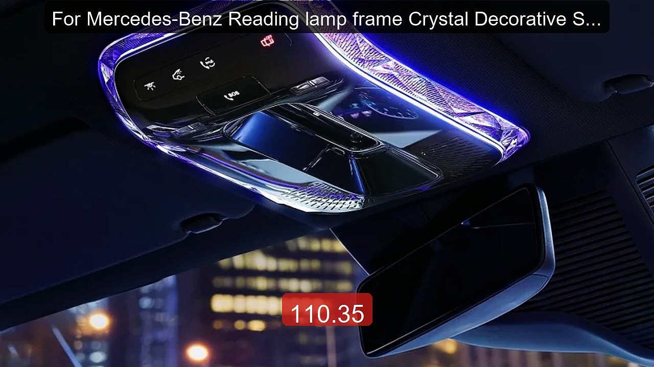 For Mercedes-Benz Reading lamp frame Crystal Decorative Strip... -- Amazing Value 2026 | Must Have!