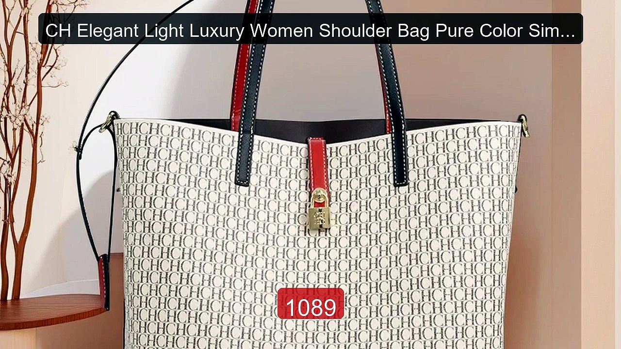 CH Elegant Light Luxury Women Shoulder Bag Pure Color Simple Design... -- Top Rated 2026 | Buy Now!