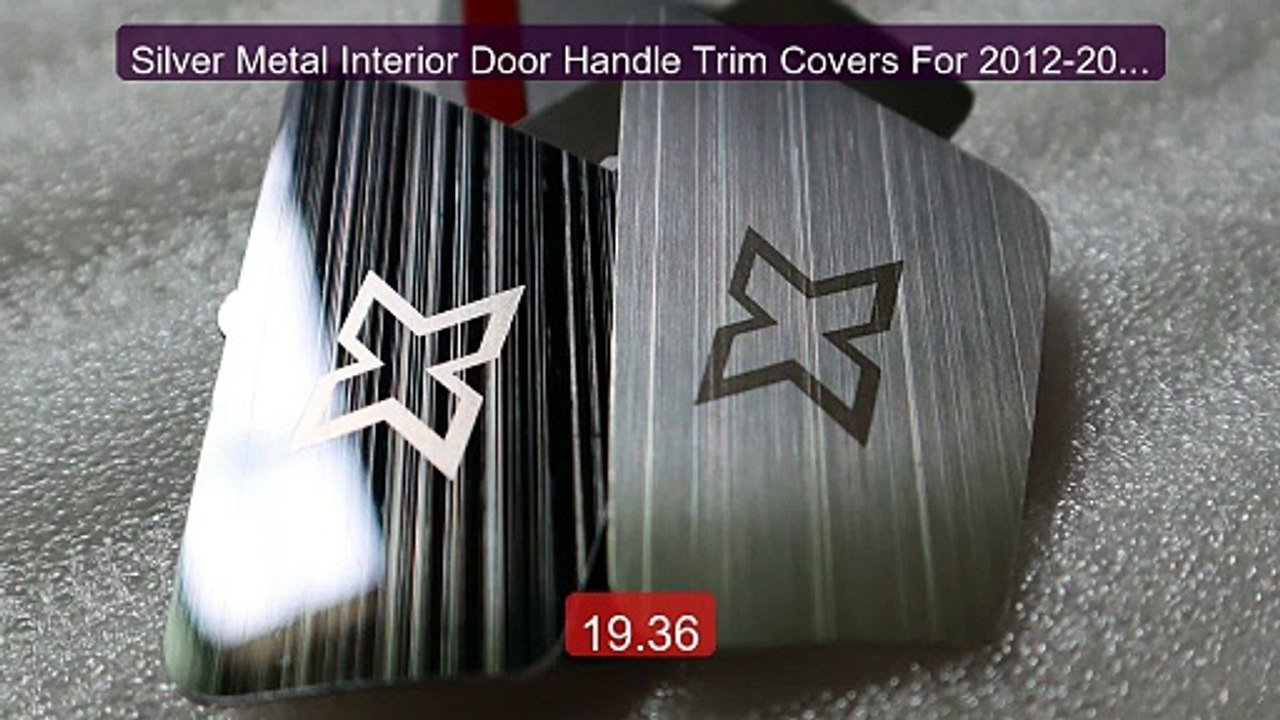Silver Metal Interior Door Handle Trim Covers For 2012-2019 Op... -- Hot Deal 2026 | Limited Offer!