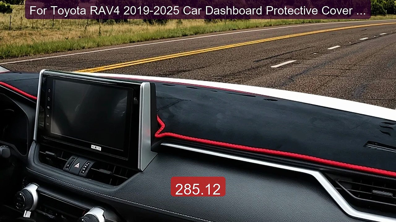 For Toyota RAV4 2019-2025 Car Dashboard Protective Cover Dash Mat D... -- Top Rated 2026 | Buy Now!