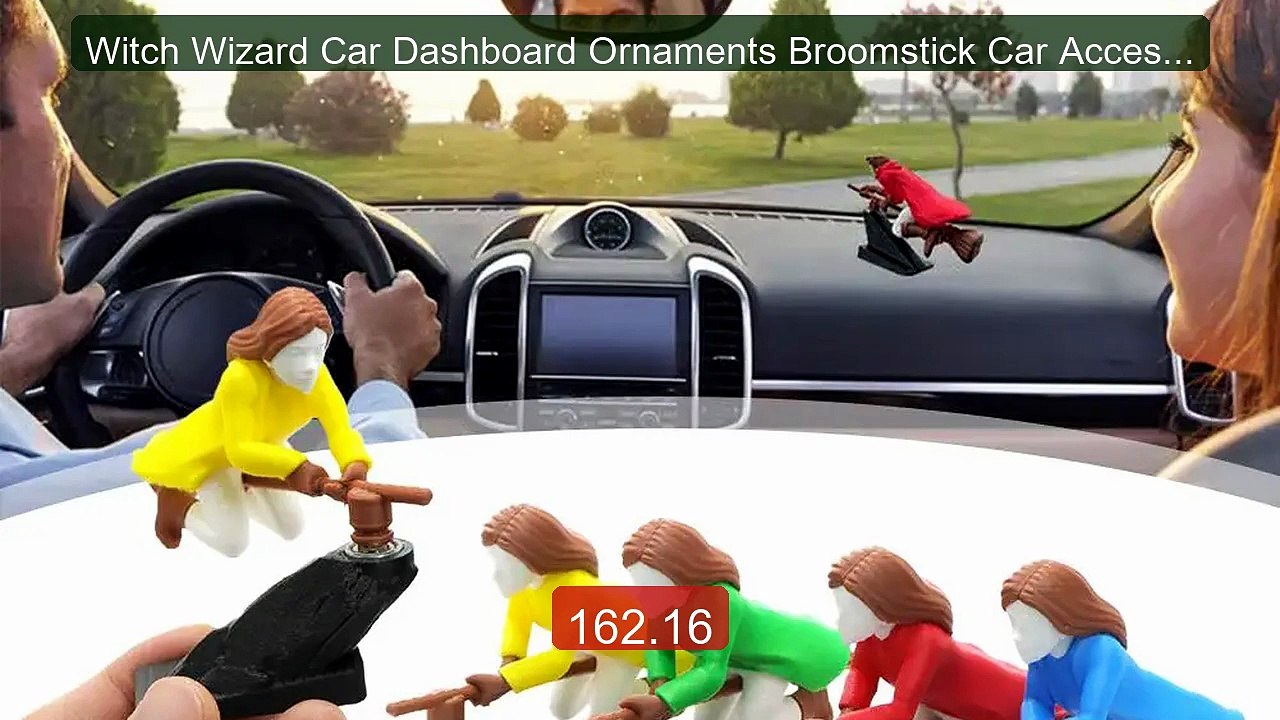 Witch Wizard Car Dashboard Ornaments Broomstick Car Accesso... -- Top Pick 2026 | Unbeatable Price!