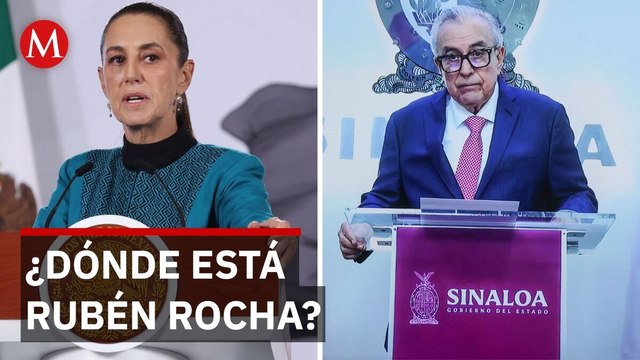 Sheinbaum descarta rumores y afirma que el gobernador Rocha Moya está en Culiacán