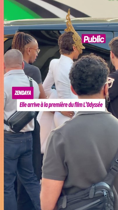 Zendaya, étonnante, arrive à la première du film L’Odyssée