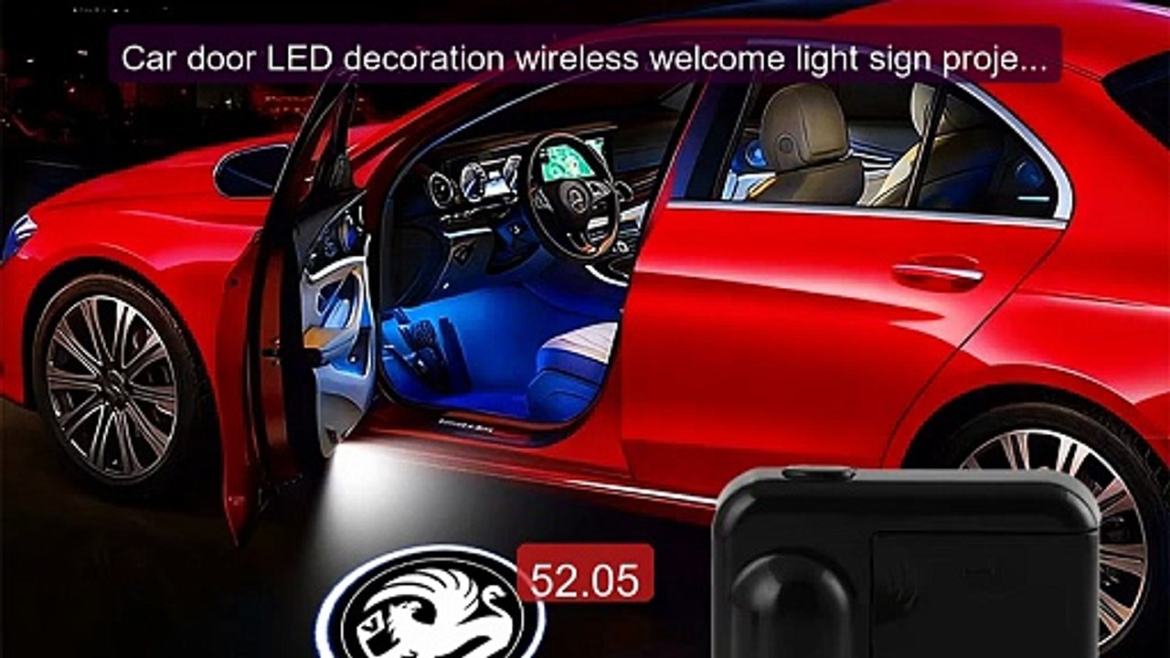 Car door LED decoration wireless welcome light sign project... -- Top Pick 2026 | Unbeatable Price!