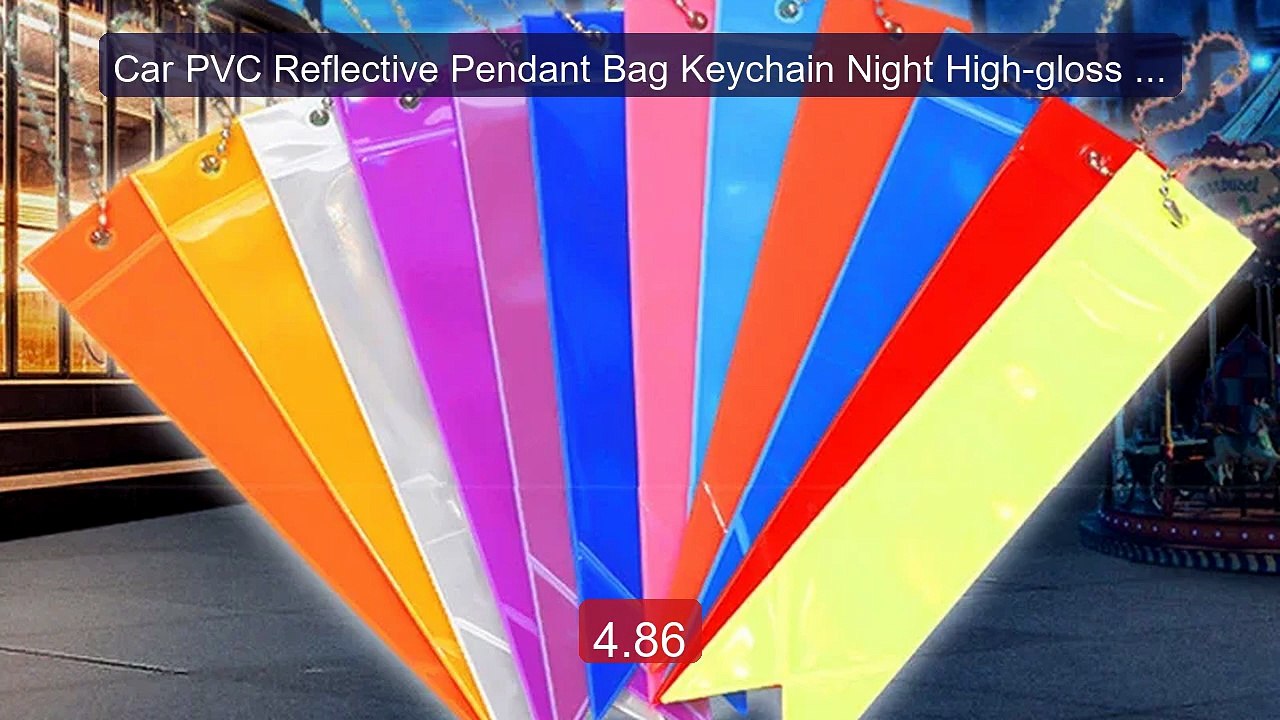 Car PVC Reflective Pendant Bag Keychain Night High-gloss Sa... -- Top Pick 2026 | Unbeatable Price!