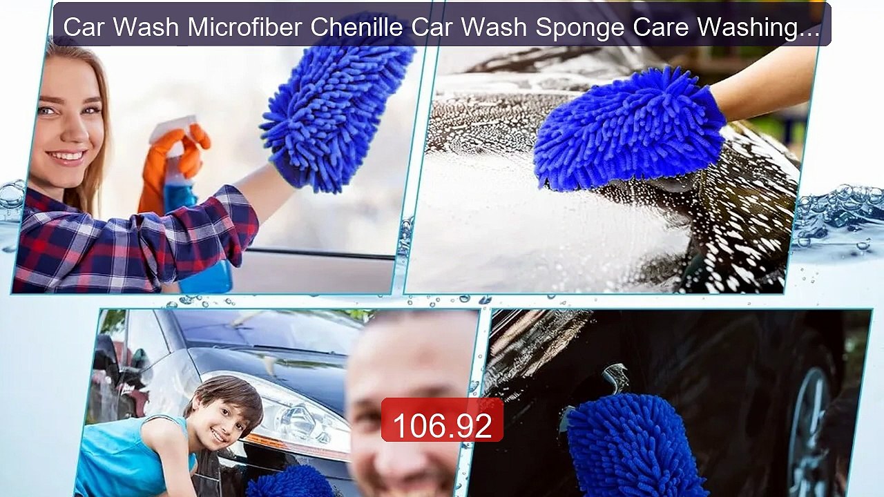 Car Wash Microfiber Chenille Car Wash Sponge Care Washing Brush Pad... -- Top Rated 2026 | Buy Now!