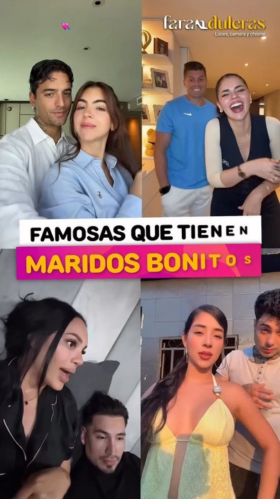 Famosas que tienen maridos bonitos