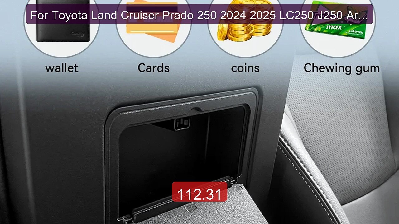 For Toyota Land Cruiser Prado 250 2024 2025 LC250 J250 Armres... -- Amazing Value 2026 | Must Have!
