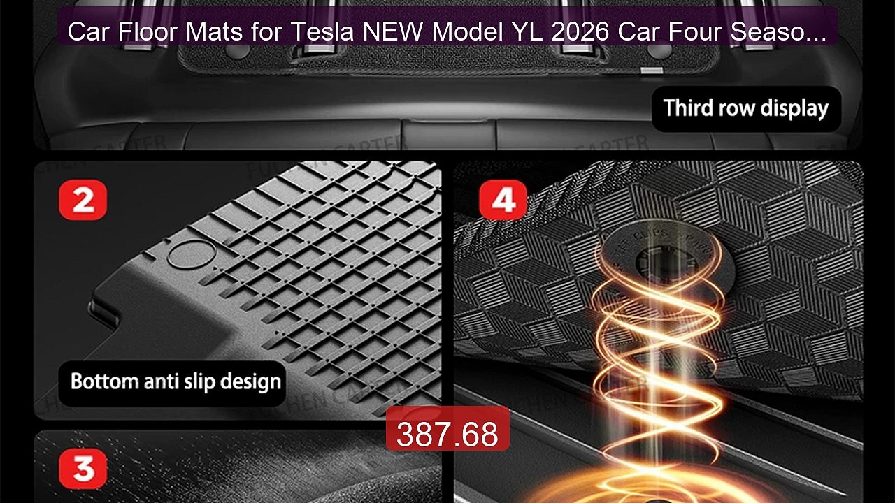 Car Floor Mats for Tesla NEW Model YL 2026 Car Four Seasons Wa... -- Hot Deal 2026 | Limited Offer!