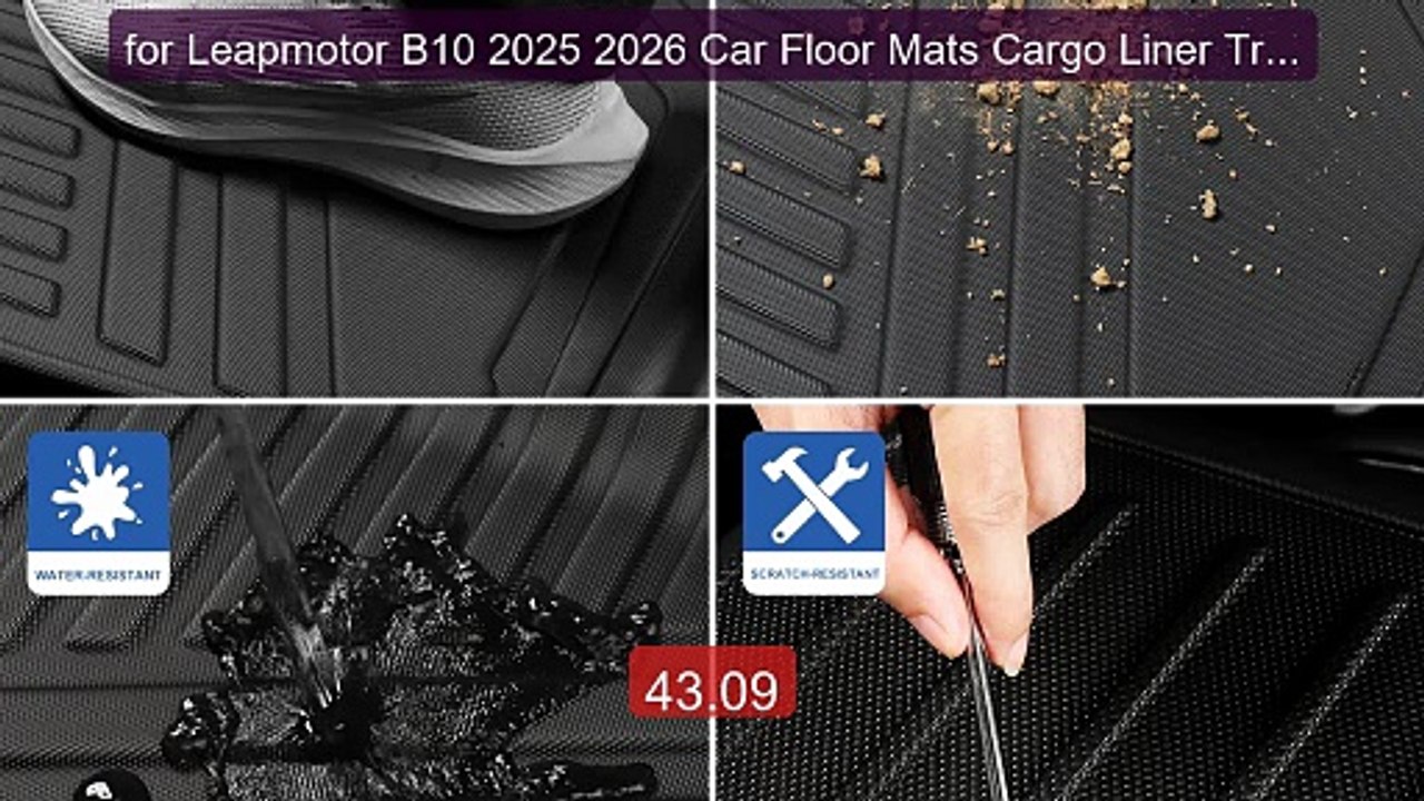 for Leapmotor B10 2025 2026 Car Floor Mats Cargo Liner Trunk P... -- Best Buy 2026 | Great Quality!