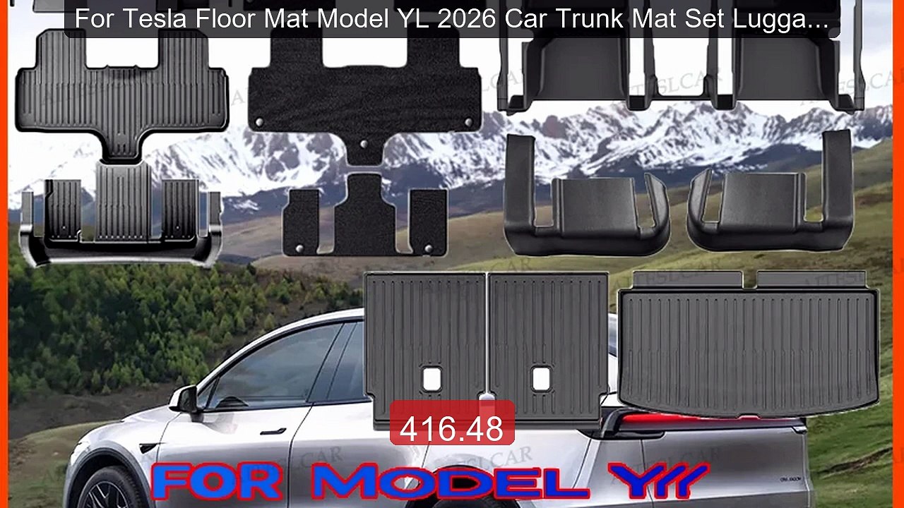 For Tesla Floor Mat Model YL 2026 Car Trunk Mat Set Luggage Mat TP... -- Best Deal 2026 | Shop Now!