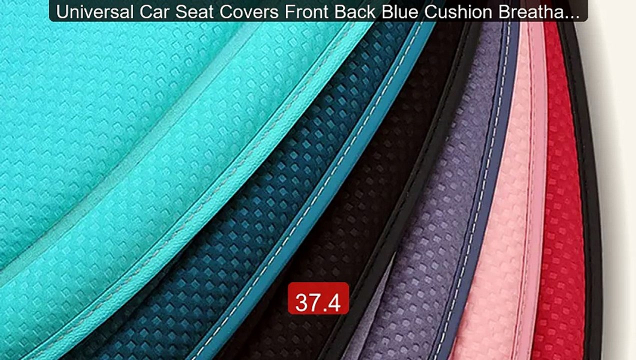 Universal Car Seat Covers Front Back Blue Cushion Breathable Waterp... -- Top Rated 2026 | Buy Now!