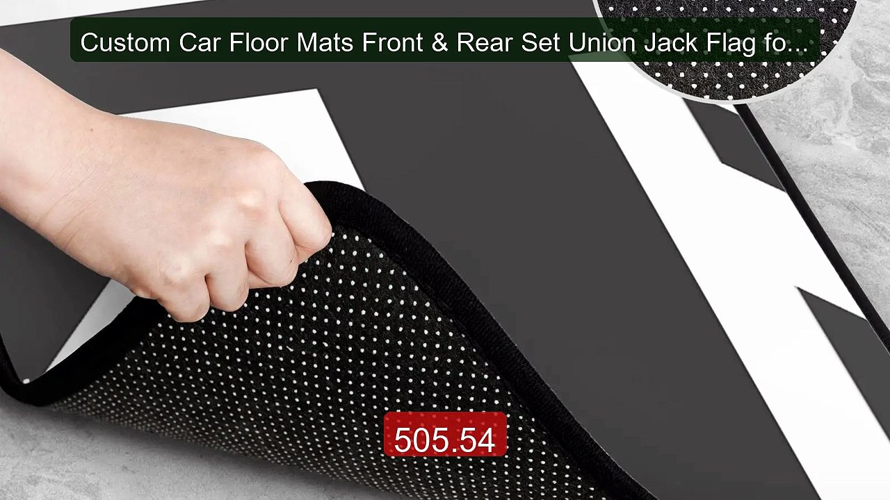 Custom Car Floor Mats Front & Rear Set Union Jack Flag for ... -- Top Pick 2026 | Unbeatable Price!