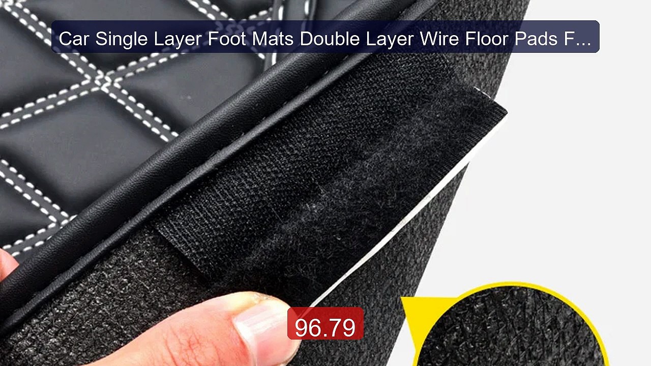Car Single Layer Foot Mats Double Layer Wire Floor Pads Fully ... -- Hot Deal 2026 | Limited Offer!
