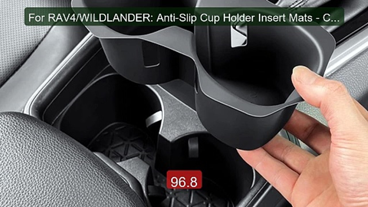 For RAV4/WILDLANDER: Anti-Slip Cup Holder Insert Mats - Console Ga... -- Best Deal 2026 | Shop Now!