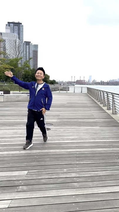 Nelson Wang visits Hurters Point South Park in Long Island City before the rain, July 7, 2026 (Episode 1)