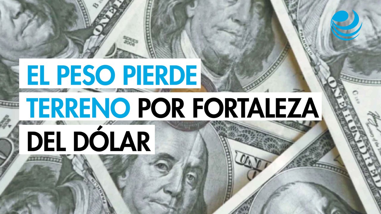 Peso mexicano retrocede frente al dólar a la espera de minutas de la Reserva Federal