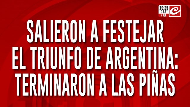Tragedia en Cañuelas: mataron de un piedrazo a un hombre durante los festejos de la Selección