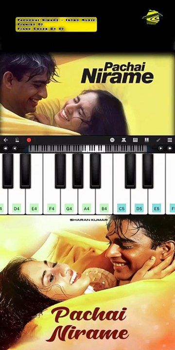 Pachchai Nirame - Intro Music | Piano Cover By DJ | Pianist DJ | Walk Band