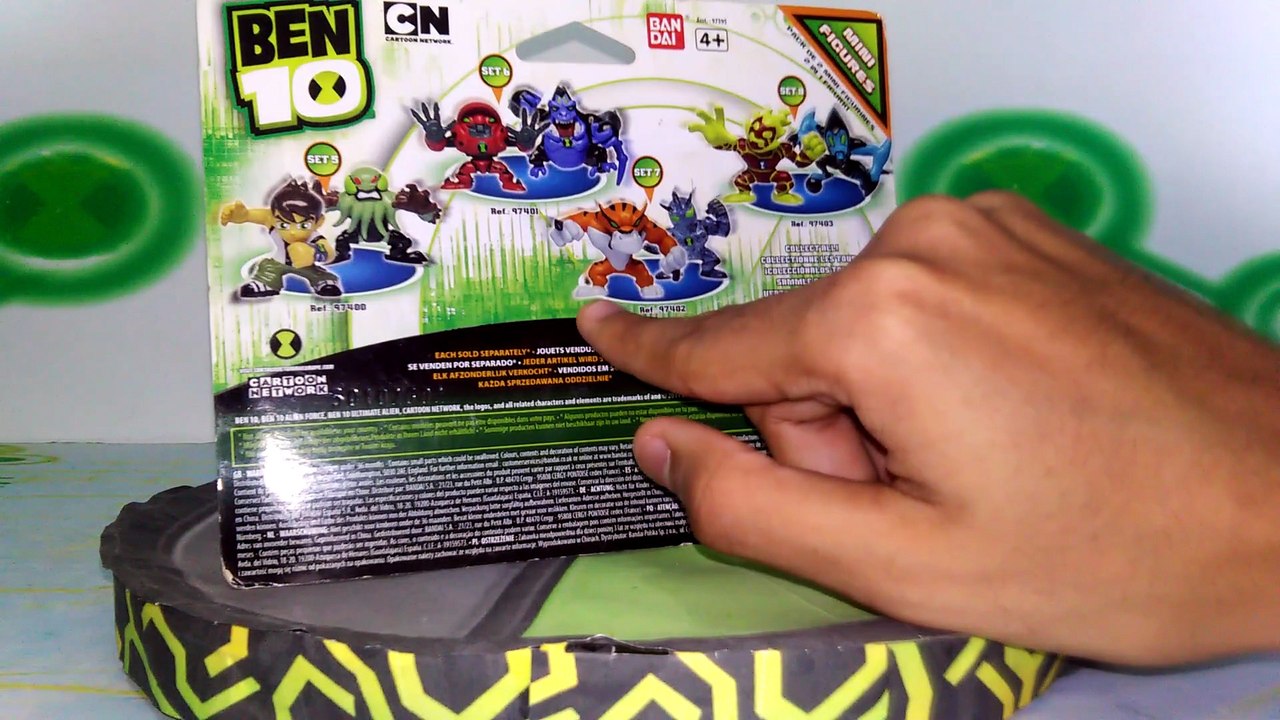 2 Review- Pack de Mini-Figuras do Chama e XLR8 Clássico- Ben 10 Legacy