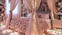 "If this was your bedroom, would you ever leave? 🌸✨💖"