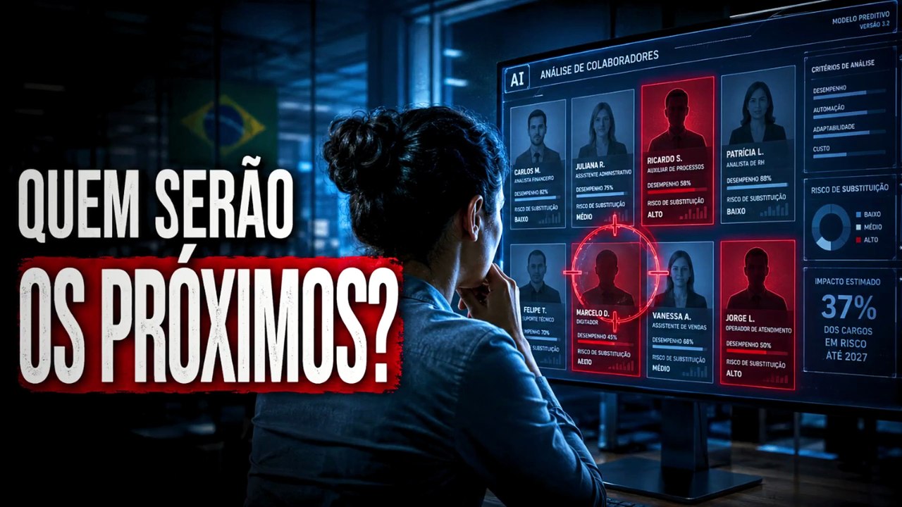 20% DOS EMPREGOS NO BRASIL ESTÃO NA MIRA DA IA — VOCÊ ESTÁ NA LISTA?