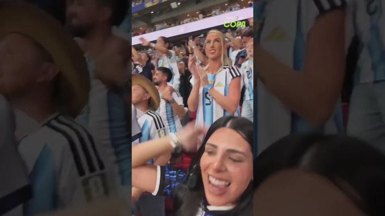 Esposa e filhos de Enzo Fernández vibram com gol da classificação da Argentina #shorts