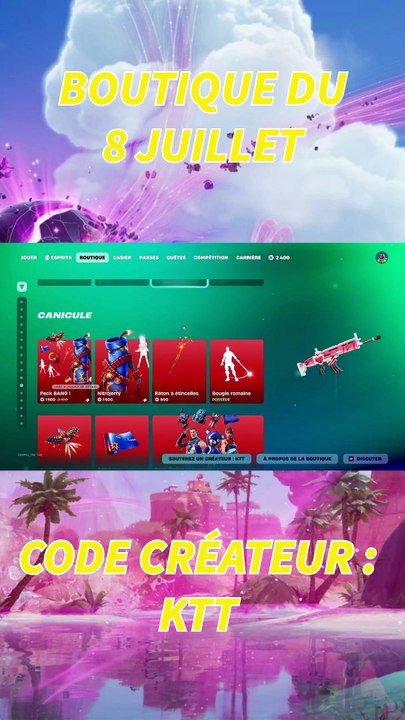 Boutique du 8 Juillet 2026 ! Retour de Playboi Carti !