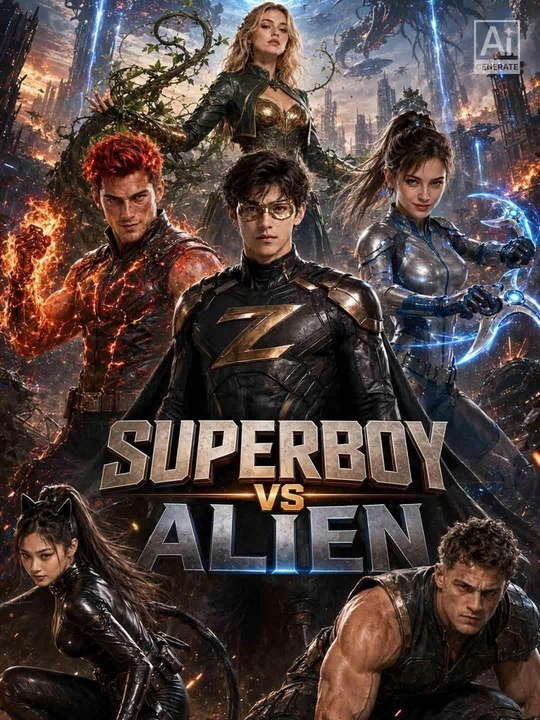 Superboy vs. Alien - Full #engsubtitle #fullmovie⚡️