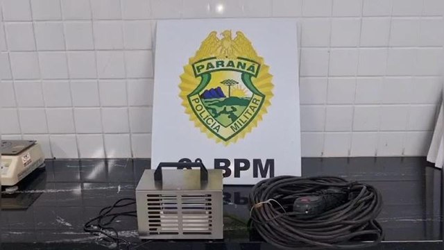 PM recupera máquina de solda furtada e encaminha dupla à Delegacia em Cascavel