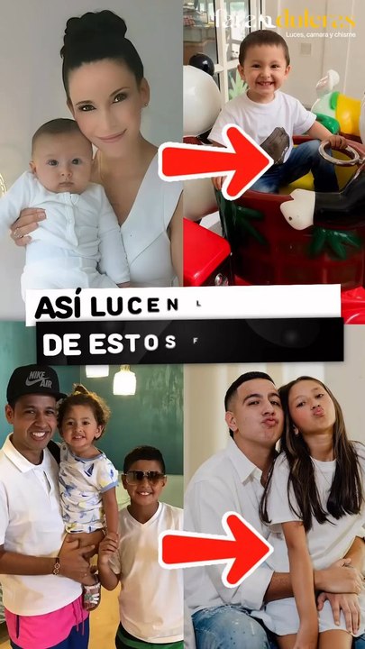 Así lucen los hijos de estos famosos