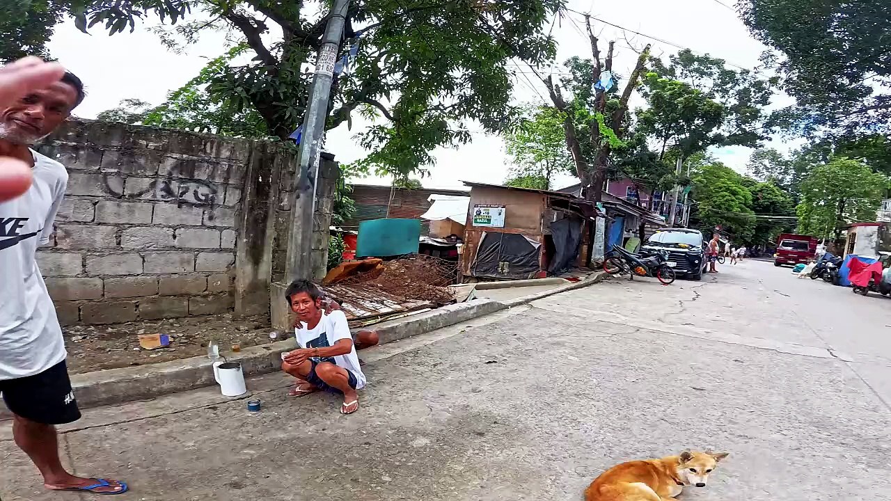 Lovely Day on Bicol Street in Barangay Payatas, Quezon City in the Philippines