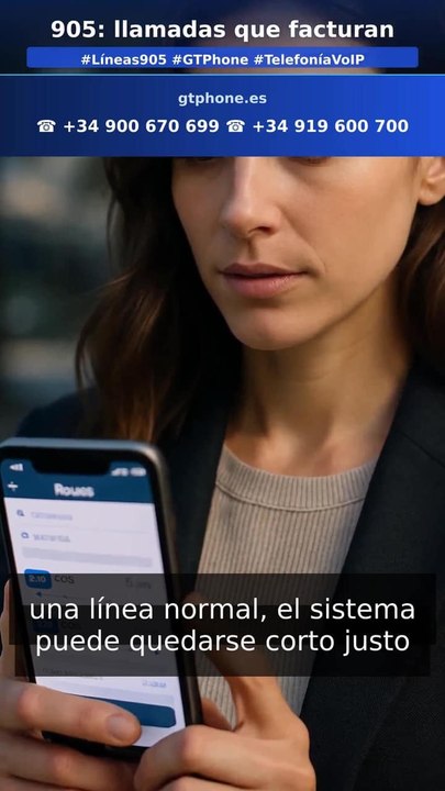 Líneas 905: qué son y cómo funcionan (en 1 minuto)