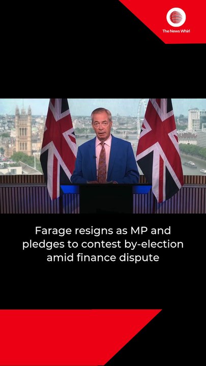 Farage resigns as MP and pledges to contest by-election