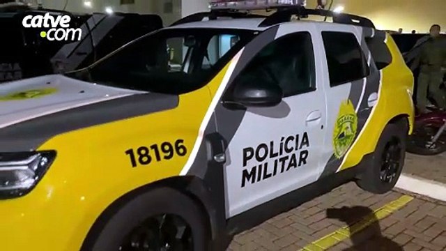 Dois homens são presos com máquina de solda furtada no Bairro Itália, em Cascavel