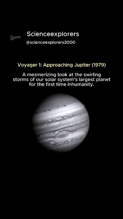 Voyager Voyager 1 Approaching Jupiter (1979)  Historic Footage!#space #facts #nasa