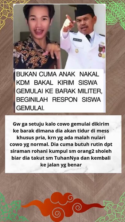 kira kira melanggar ham tidak ya kang Dedy ini