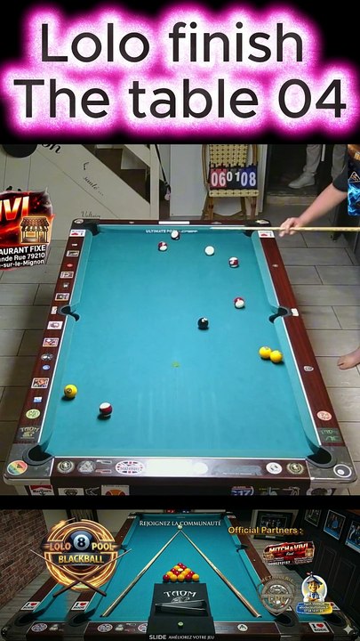 Lolo finish The table 04 #8pool #blackball #billard #ultimatepool #pourtoi #fyp #fluxshorts #reels