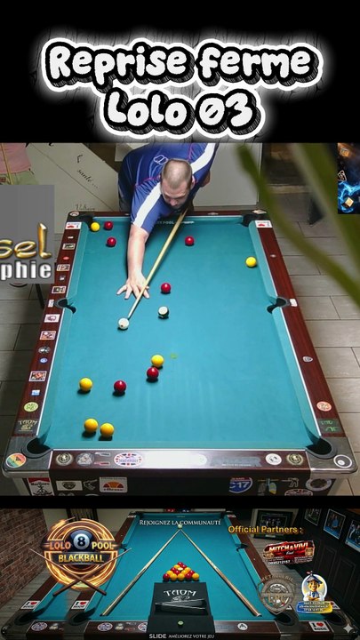 Reprise ferme Lolo 03 #8pool #blackball #billard #ultimatepool #pourtoi #fyp #fluxshorts #reels