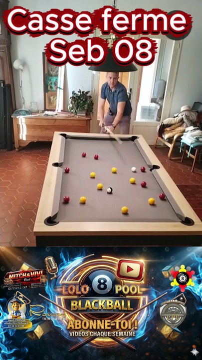 Casse ferme Seb 08 #8pool #blackball #billard #ultimatepool #pourtoi #fyp #fluxshorts #reels