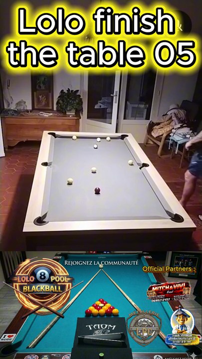Lolo finish the table 05 #8pool #blackball #billard #ultimatepool #pourtoi #fyp #fluxshorts #reels