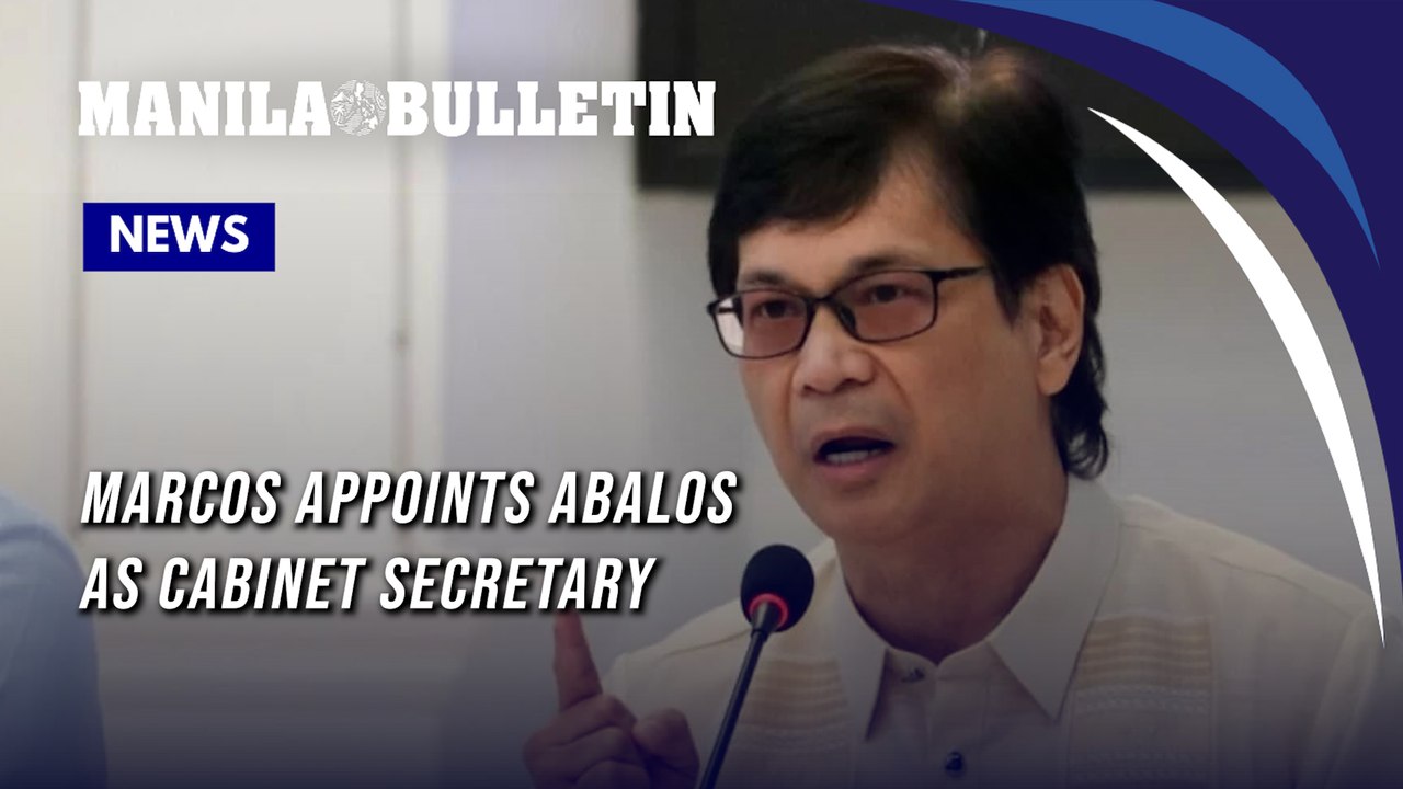 Marcos appoints Abalos as Cabinet Secretary