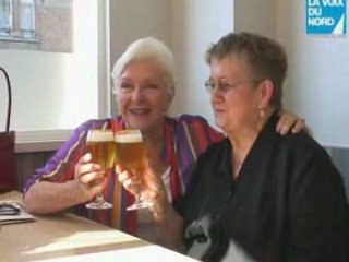 Line Renaud de retour chez elle - à Armentières