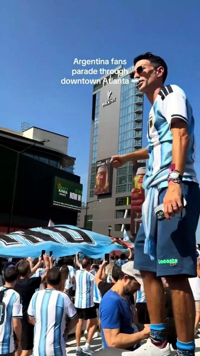 ARGENTIA FANS TAKE OVER ATLANTA
