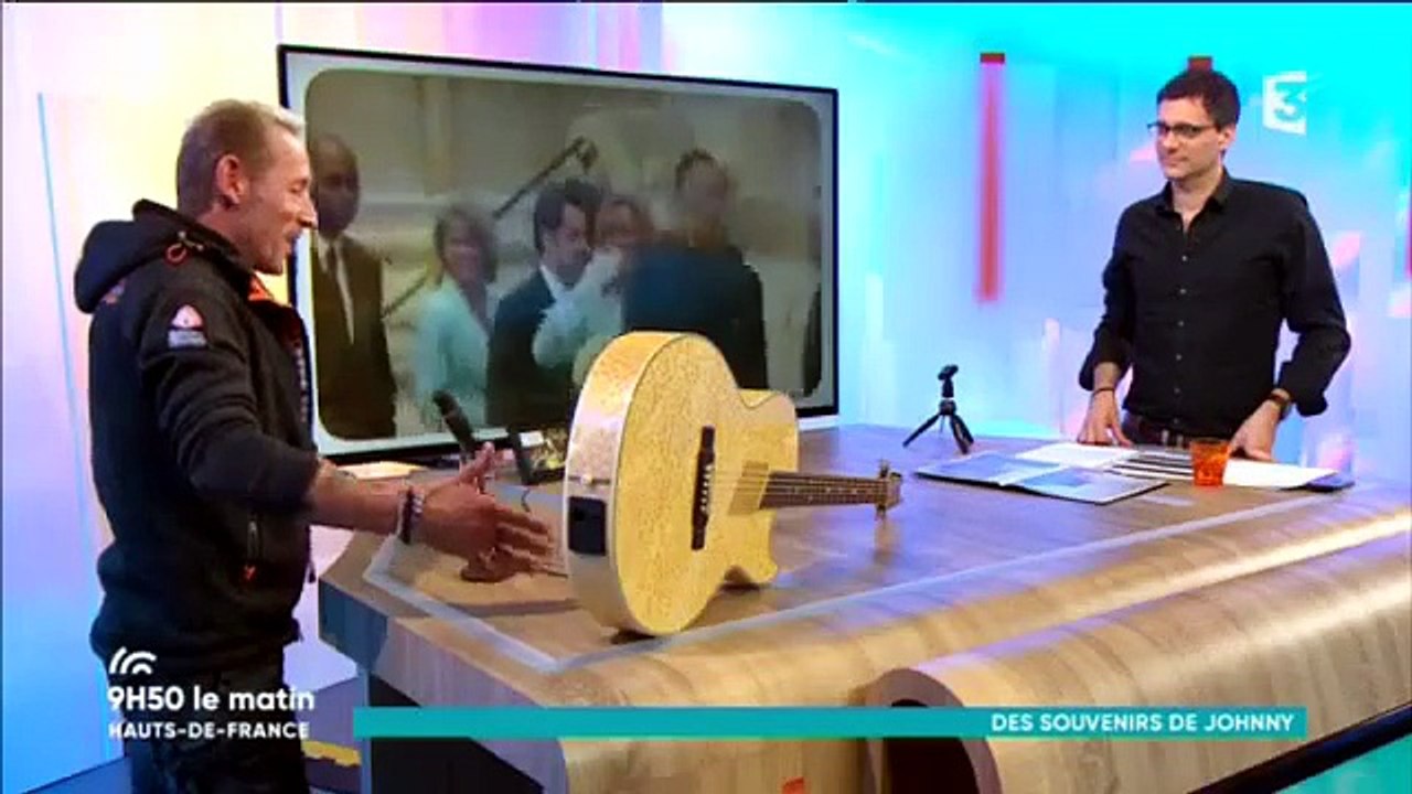 2017 - Johnny Hallyday : le décès du rockeur dans 9h50 le matin sur France 3 Hauts-de-France (6 Décembre)
