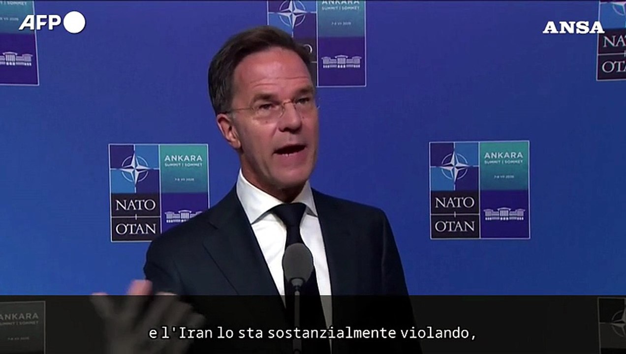 Rutte: “Risposta Usa in Iran necessaria, stanno violando la tregua”