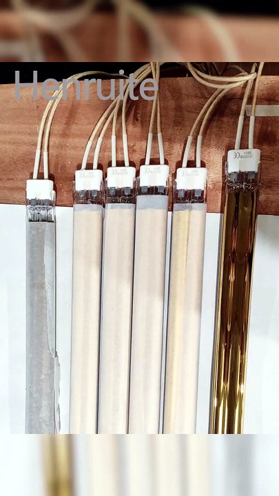 6200w 1120mm High power with high quality twin gold coated infrared reptile heat halogen lamp price Industrial Infrared Emitter