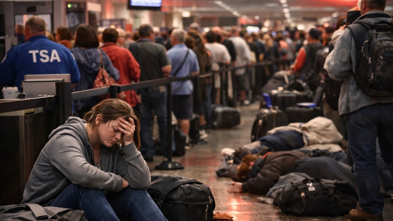 Shock at Houston Airport as 36% of TSA Officers Call Out — Lines Hit 6 Hours