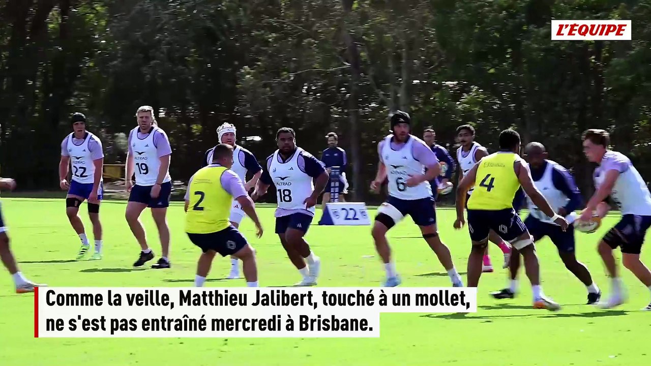 Bleus : Jalibert encore absent à l'entraînement, Hastoy à l'arrière en cas de forfait - Rugby - Bleus